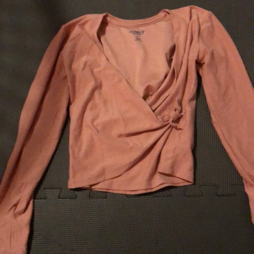 Pink children’s active long sleeve